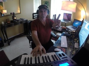 Jon Farriss at work in Los Angeles